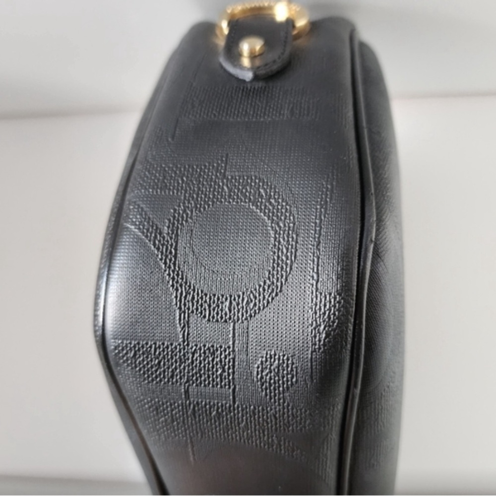 RARE Authentic Christian Dior Trotter Monogram Saddle/Cross Body Bag Blk Leather - Picture 10 of 13